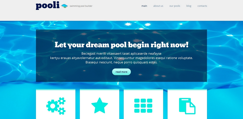 Pool Cleaning Responsive WordPress Theme