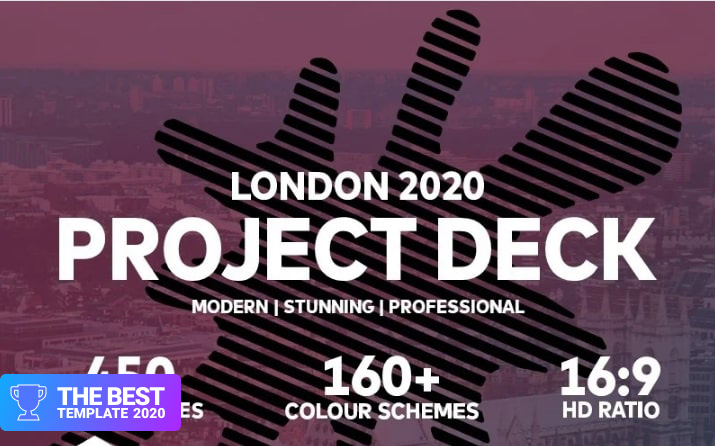 London 2020 Project PowerPoint Template.