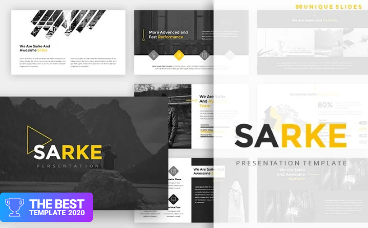 Sarke - Creative PowerPoint Template.