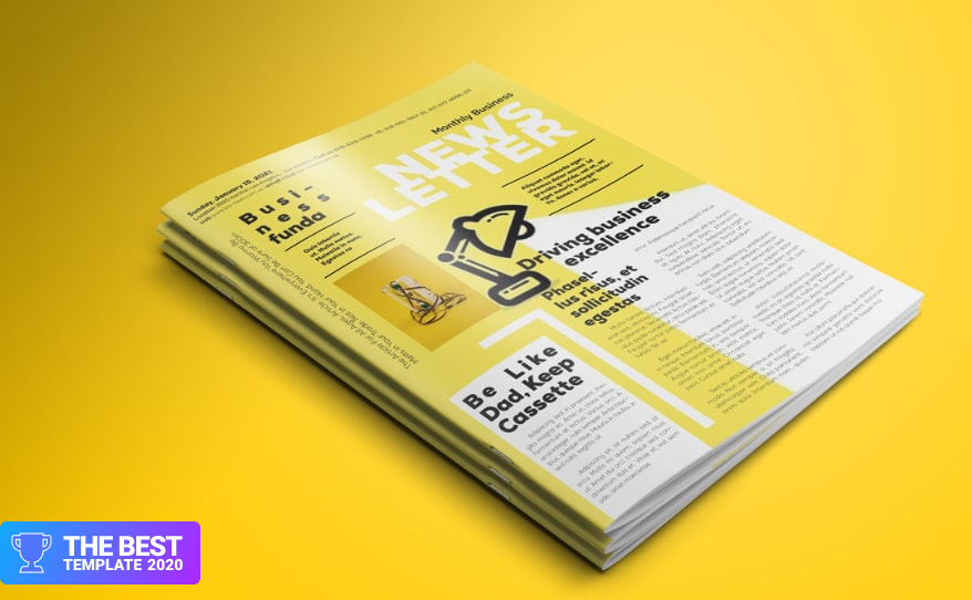 Business Newsletter Corporate Identity Template.