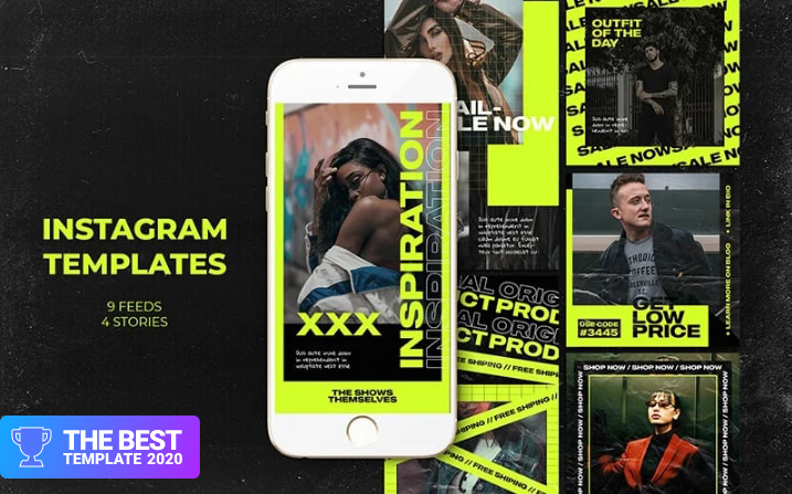 The Show Themselves Instagram Templates Social Media - digital products award