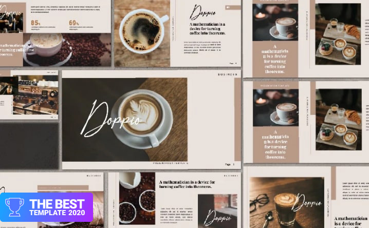 Dopio Presentation Keynote Template - digital products award