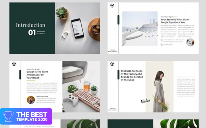 Brand Identity Guideline Keynote Template - digital products award