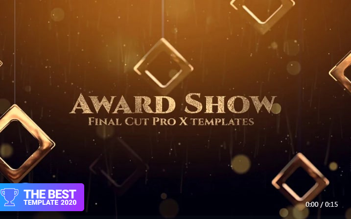 Award Show Final Cut Pro Template.