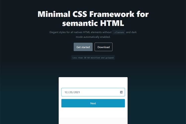 Example from Pico.css 