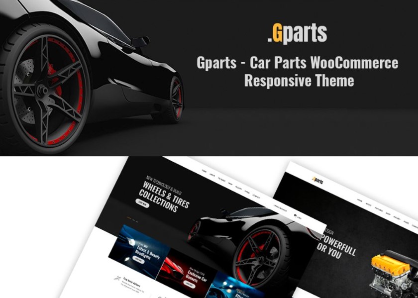 Gparts - Car Parts Responsive WooCommerce Theme.