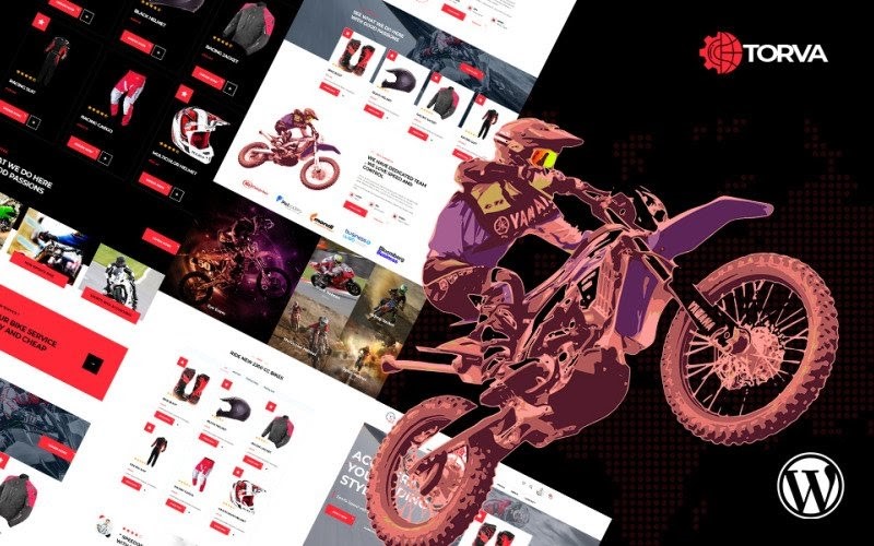Trova Sports Motor Bike Shop WooCommerce Theme.