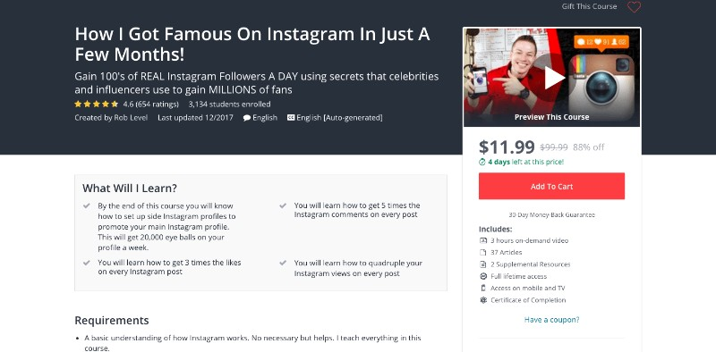 famous on instagram