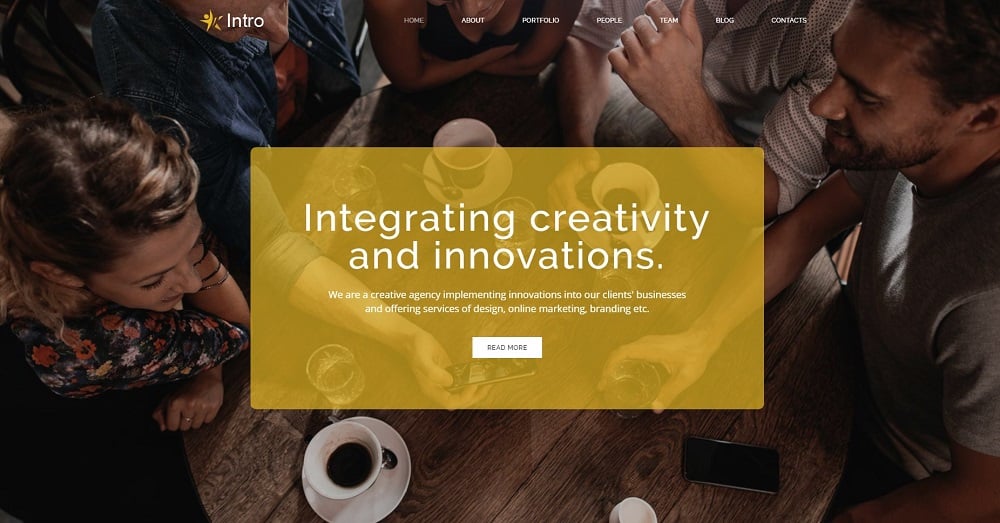 Intro - Dynamite Digital Agency HTML5 Landing Page Template