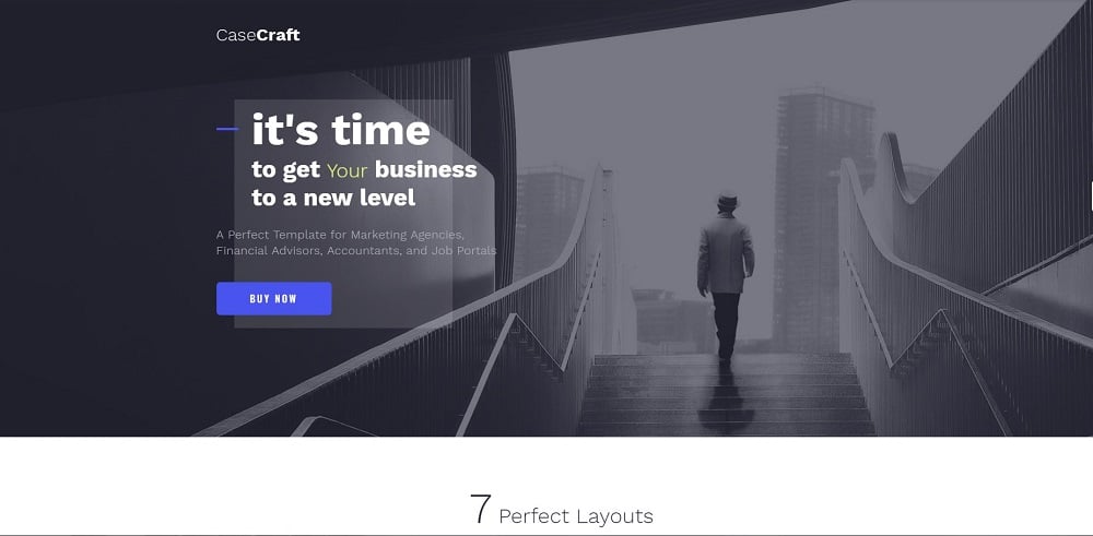 CaseCraft - Elegant Financial Company Multipage Website Template