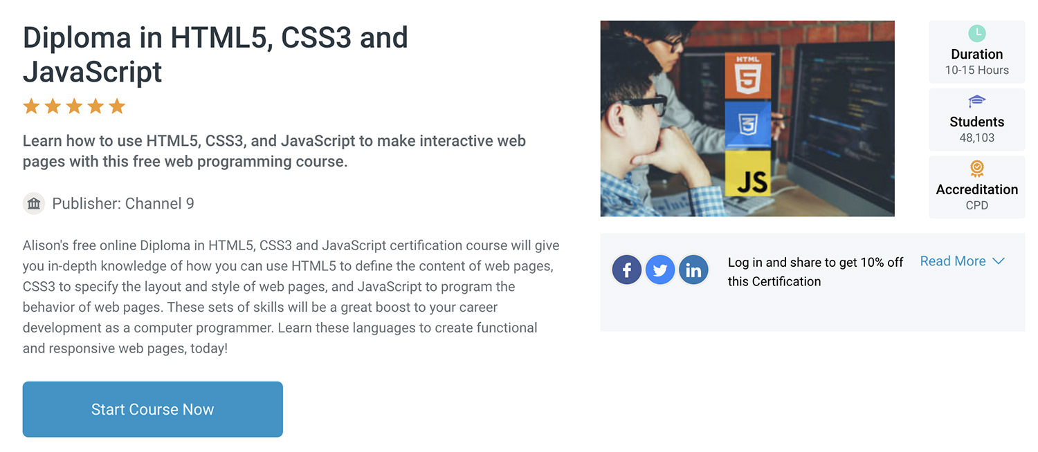 Alison courses