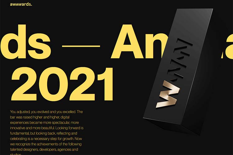 Example from Annual Awards 2021