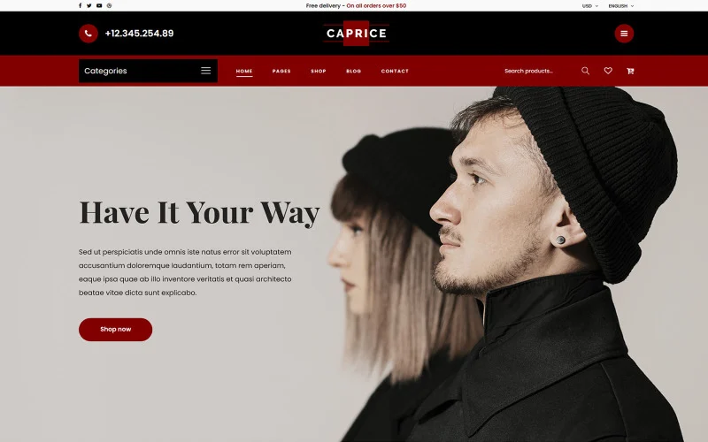caprice-multipurpose-ecommerce