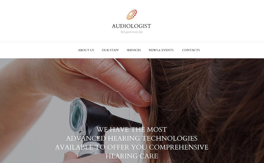 Medical Equipment Website Template