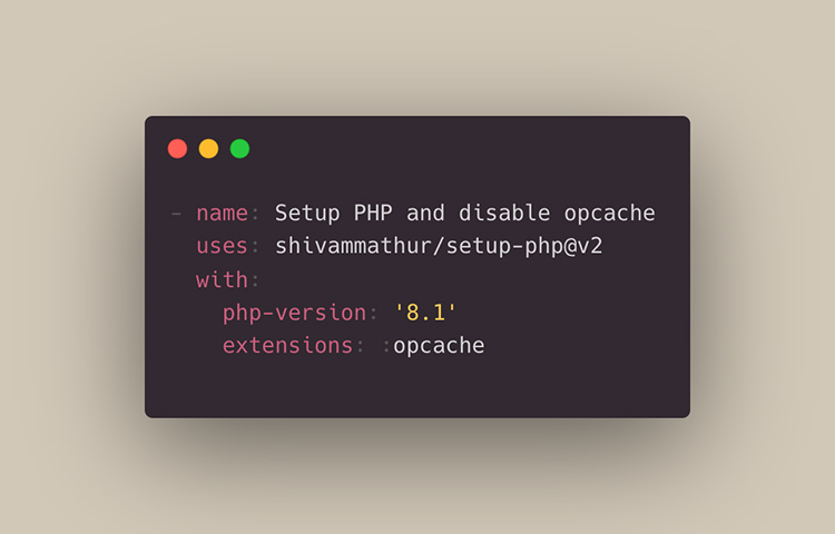 Setup PHP