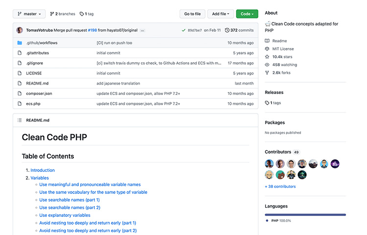 Clean Code PHP