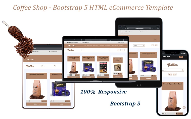 Coffee Shop - Attractive eCommerce Website Theme.