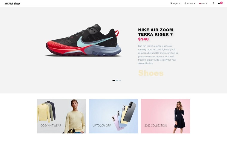 Online Shop - amazing eCommerce website template.