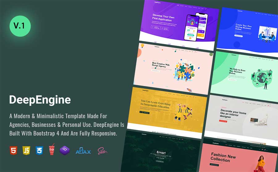 deepengine-business-multipurpose-premium-html5-website-template