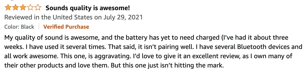 You can learn a lot about customer pain points from product and book reviews.
