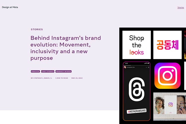 Example from Behind Instagram&rsquo;s brand evolution: Movement, inclusivity and a new purpose
