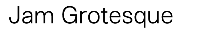 Jam Grotesque is one of the best fonts for emails. It's modern, easy-to-read, and distinctive.