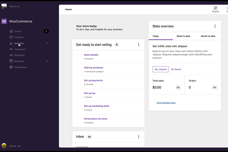 Example from Thinking Through the WordPress Admin Experience