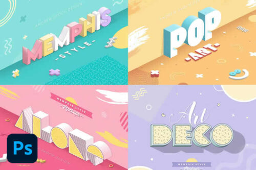Example from 20 Photoshop Actions & Layer Styles for Creating Stunning Text Effects