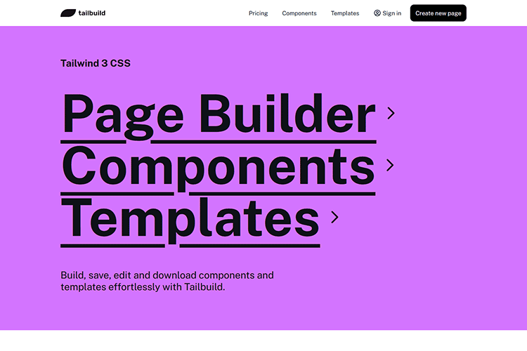 Example from Tailbuild