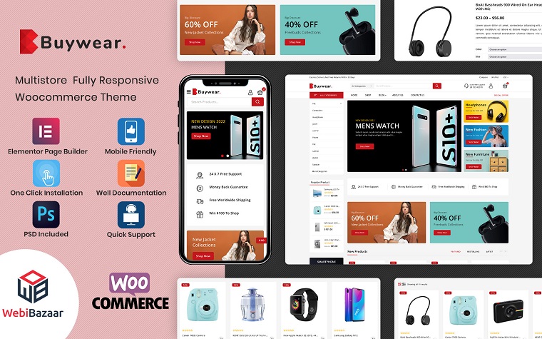Buywear - Multipurpose eCommerce WooCommerce Template.