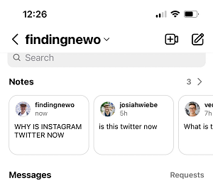 Instagram Notes