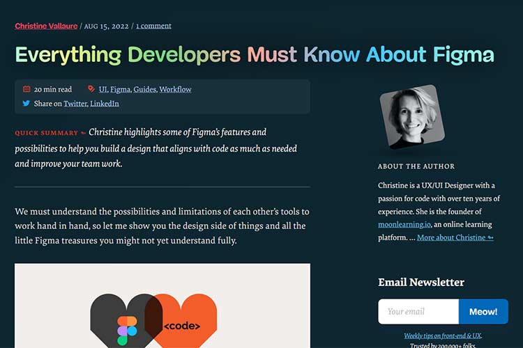 Example from Everything Developers Must Know About Figma