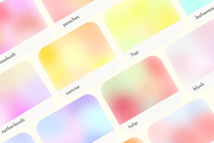 Example from Dreamy Gradient Pack