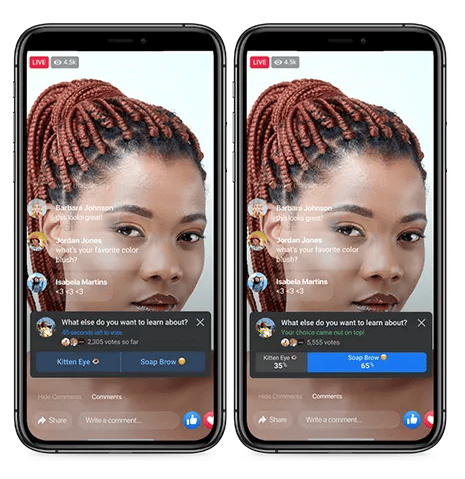 Facebook live stream