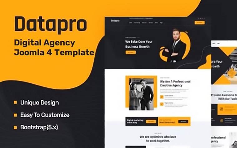 Datapro - Startup Agency Joomla Template.