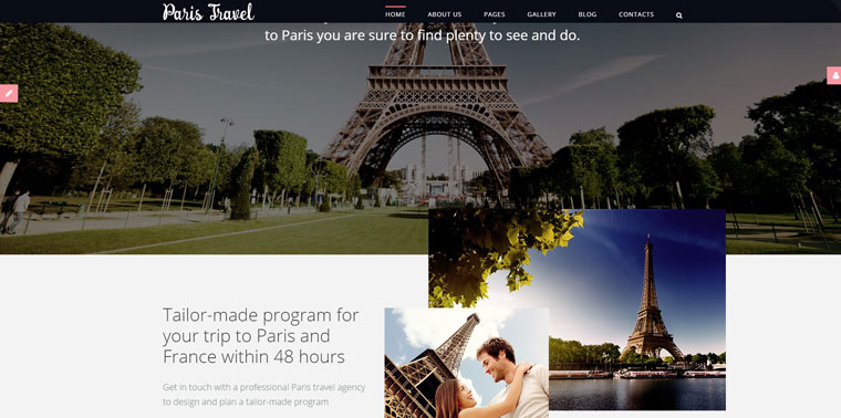 Travel Joomla Template.
