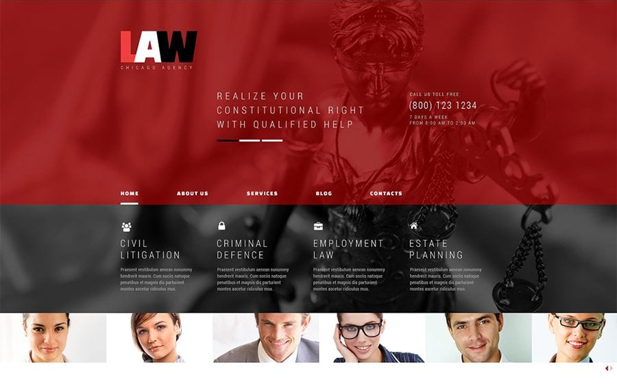 Law WordPress Theme