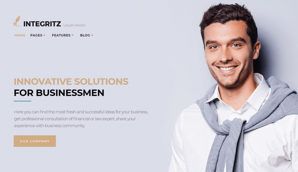 lawyer wordpress theme free