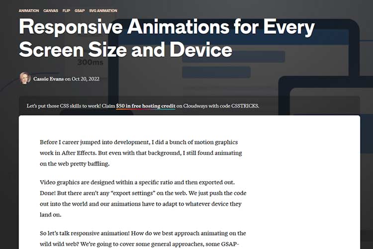 Example from Responsive Animations for Every Screen Size and&nbsp;Device