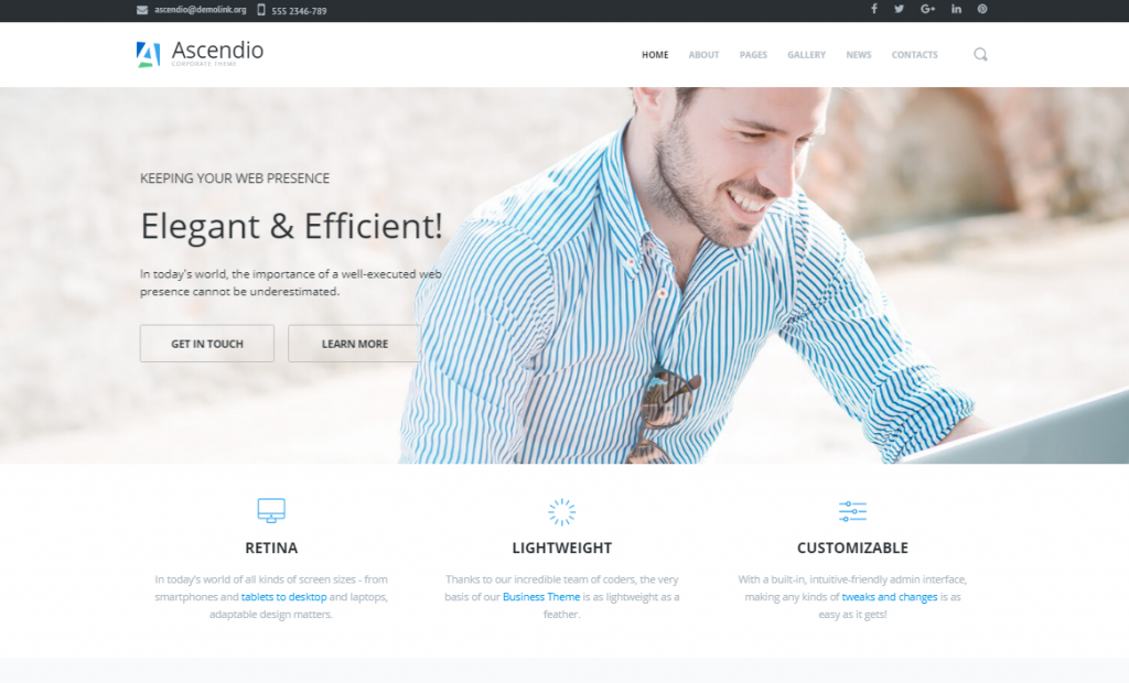Business Responsive Joomla Template