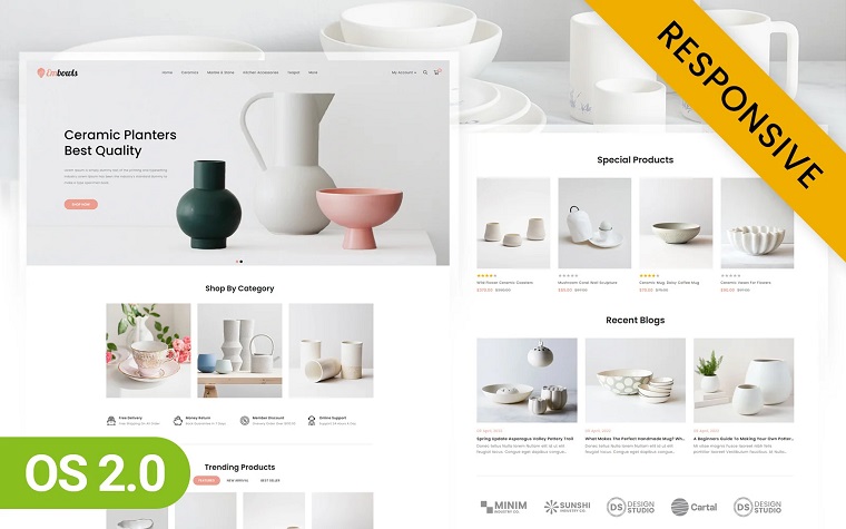 Embowls - Responsive Ceramic Shop Shopify Theme.