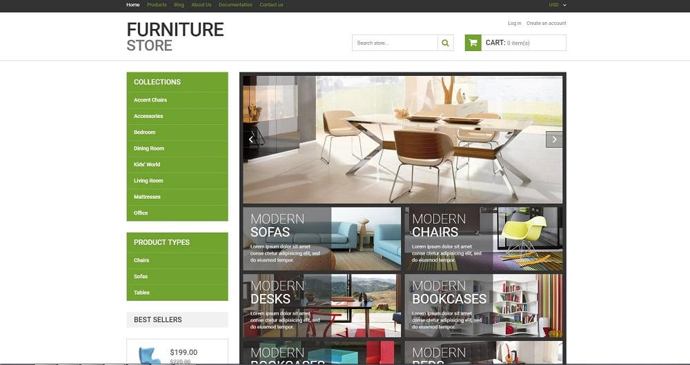 Modern Furniture Shopify Theme