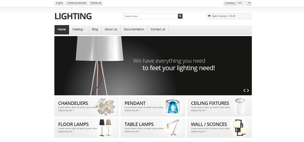 Lighting Shopify Theme