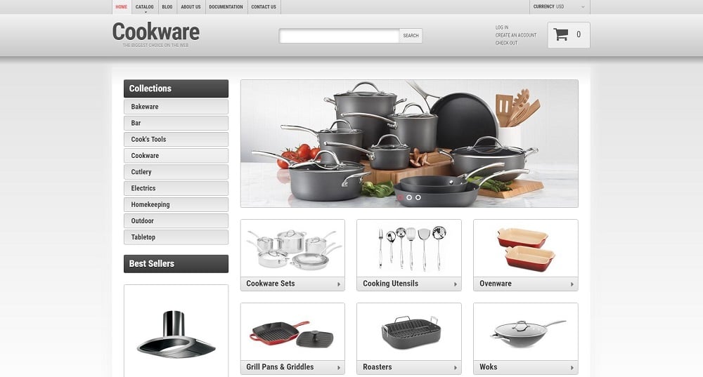 Cookware Shopify Theme