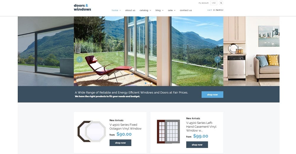 Windows & Doors Responsive Shopify Theme