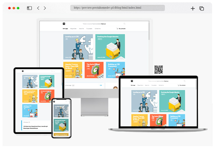 d blog blog html template