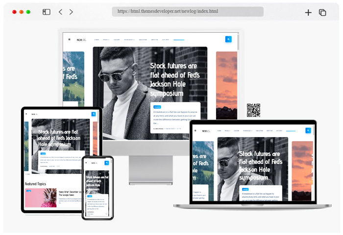 newlog blog html template