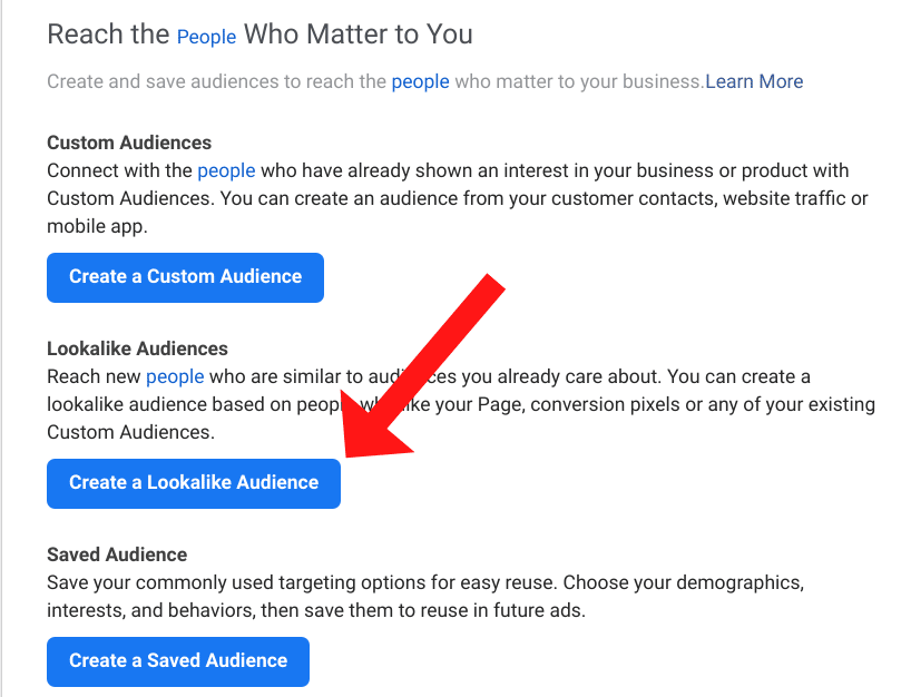 Create a Lookalike Audience