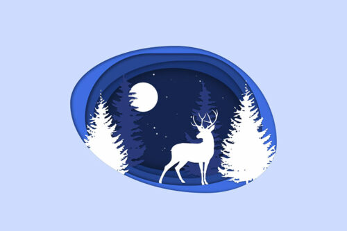 Example from 8 Virtual Winter Wonderlands Created with CSS & JavaScript