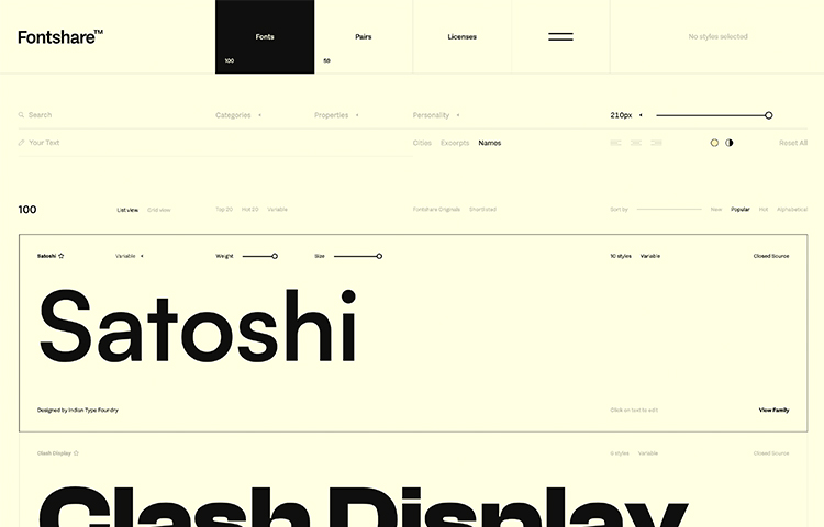 FontShare